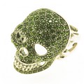 ANILLO SKULL VERDE
