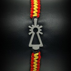 PULSERA VIRGEN NYLON ESPA&Ntilde;A