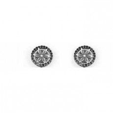 PENDIENTES SUNFIELD FLOR PLATA
