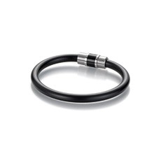 PULSERA TENO CUERO Y CERAMICA