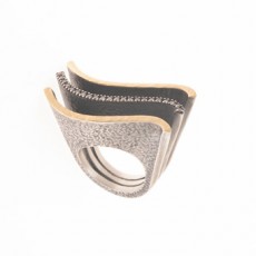 ANILLO WAVE GOLD