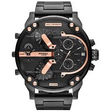 RELOJ DIESEL XXL NEGRO/ROSA
