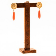 PENDIENTES CORAL 