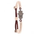 PULSERA MANO DE FATIMA BROWN