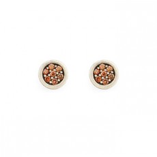 PENDIENTES SUNFIELD BOTON MINI CO&Ntilde;AC
