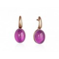 PENDIENTES DROP FINE ROSA