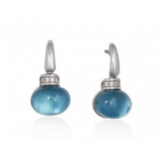 PENDIENTES DROP AZUL