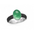 ANILLO DROP PAVE VERDE