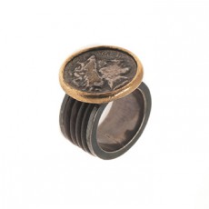 ANILLO ROME CUERO 