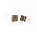 PENDIENTE BLACK CUBE 