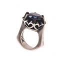 ANILLO HEARTS & ARROWS AZUL
