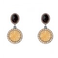 PENDIENTES SUNFIELD HUESO