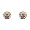 PENDIENTES SUNFIELD LAGRIMA FUME