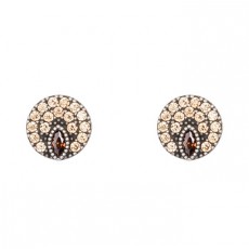 PENDIENTES SUNFIELD LAGRIMA FUME