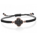 PULSERA TREBOL PAVE