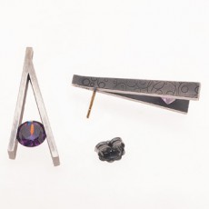 PENDIENTES PLANE MORADO
