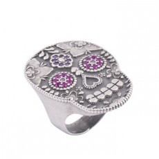 ANILLO RAIVE DE CALAVERA MEX XL