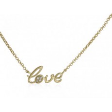 COLGANTE LOVE DORADO