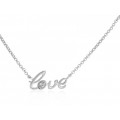 COLGANTE LOVE PLATEADO