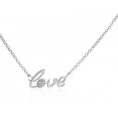 COLGANTE LOVE PLATEADO
