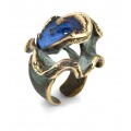 ANILLO FILI PLAZA NATURALEZA BRONCE AZUL