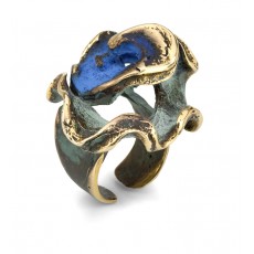 ANILLO FILI PLAZA NATURALEZA BRONCE AZUL