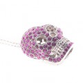 COLGANTE CALAVERA ROSA