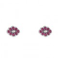 PENDIENTES RAIVE GRANATE