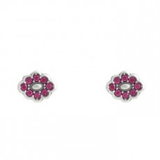 PENDIENTES RAIVE GRANATE