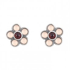 PENDIENTES SUNFIELD FLOR FUME