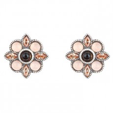 PENDIENTES SUNFIELD FLOR BICOLOR