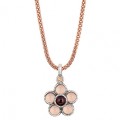 COLGANTE SUNFIELD FLOR CUARZO ROSA