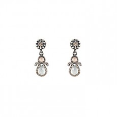 PENDIENTES SUNFIELD GOTA CALCEDONIA