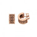 PENDIENTES SUNFIELD ARO ROSA
