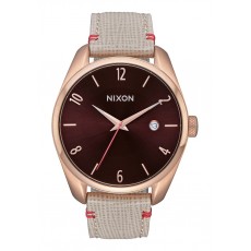 RELOJ NIXON BULLET LEATHER ROSE GOLD