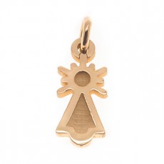 COLGANTE VIRGEN ORO AMARILLO MINI