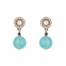 PENDIENTES SUNFIELD AGATA VERDE