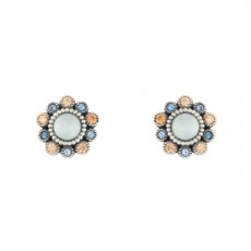 PENDIENTES SUNFIELD FLOR CALCEDONIA I