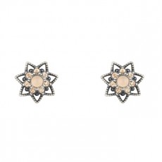 PENDIENTES SUNFIELD ESTRELLA ROSA 