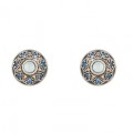 PENDIENTES SUNFIELD MANDALA AZUL