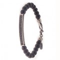 PULSERA SLAVE EBANO & DIAMONS B