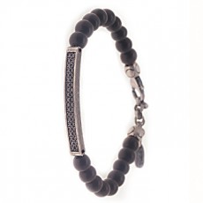 PULSERA SLAVE EBANO & DIAMONS B
