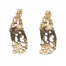 PENDIENTES CALADOS BRONCE FILI PLAZA