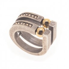 ANILLO KURVEN MARRON II