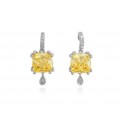 PENDIENTES LAURENT AMARILLOS