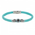 PULSERA SUNFIELD NABUK TURQUESA II