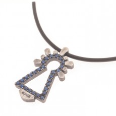 COLGANTE VIRGEN CIRCONITAS AZUL LONDON BLUE