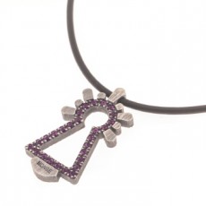 COLGANTE VIRGEN CIRCONITAS FUXIA