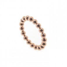 ANILLO BOLAS BRILLO XL KADO ROSA