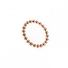 ANILLO BOLAS MATE ROSA KADO